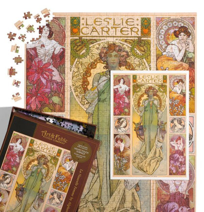 La Nouvelle Femme by Alphonse Mucha, 1000 Piece Puzzle