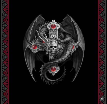 Gothic Dragon by Anne Stokes, Fleece Blanket