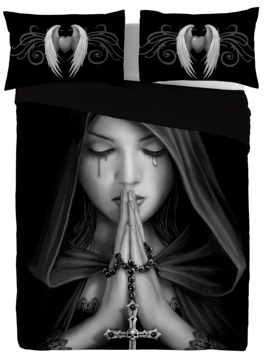 Gothic Prayer by Anne Stokes, Duvet Cover Set
