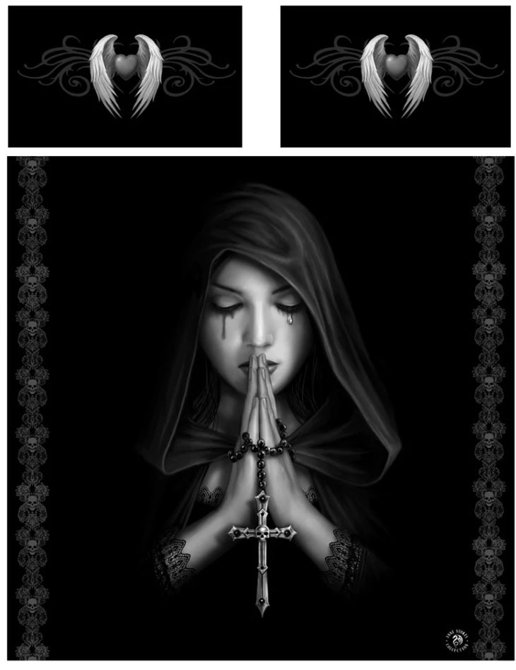 Gothic Prayer by Anne Stokes, Duvet Cover Set