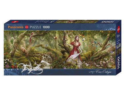 Forest Song by Cris Ortega, 1000 Piece Panorama Puzzle