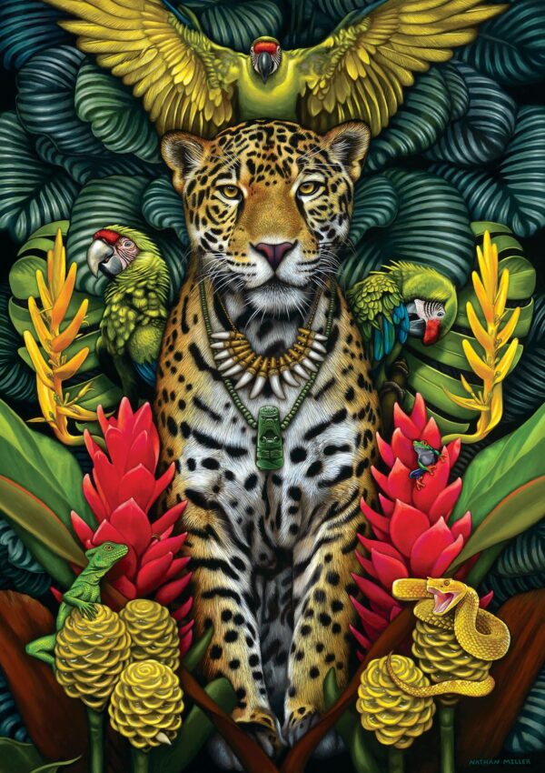Legend of the Jaguar Shaman af Nathan Miller, 1000 brikker