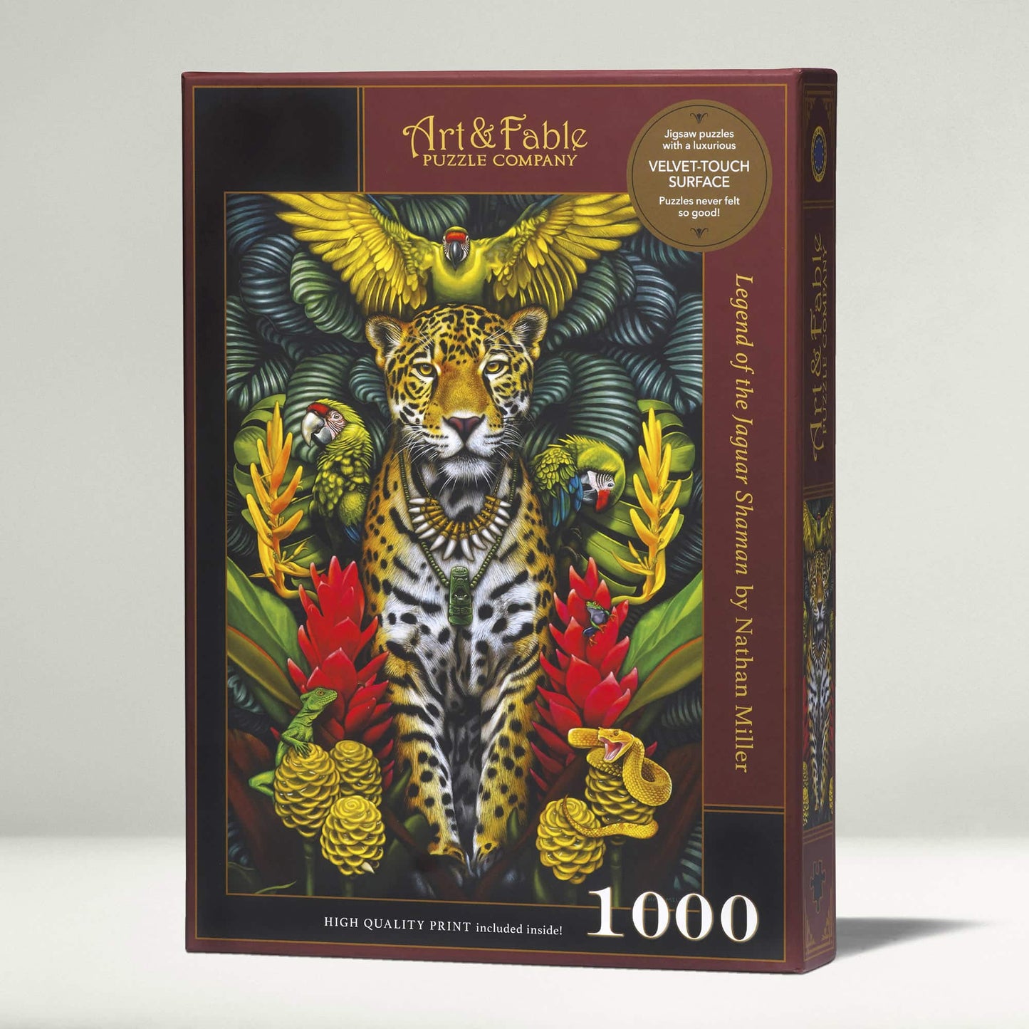 Legende van de Jaguar-sjamaan door Nathan Miller, puzzel van 1000 stukjes