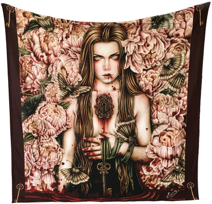 Keys to the Savage Garden by Enys Guerrero, Fleece Blanket