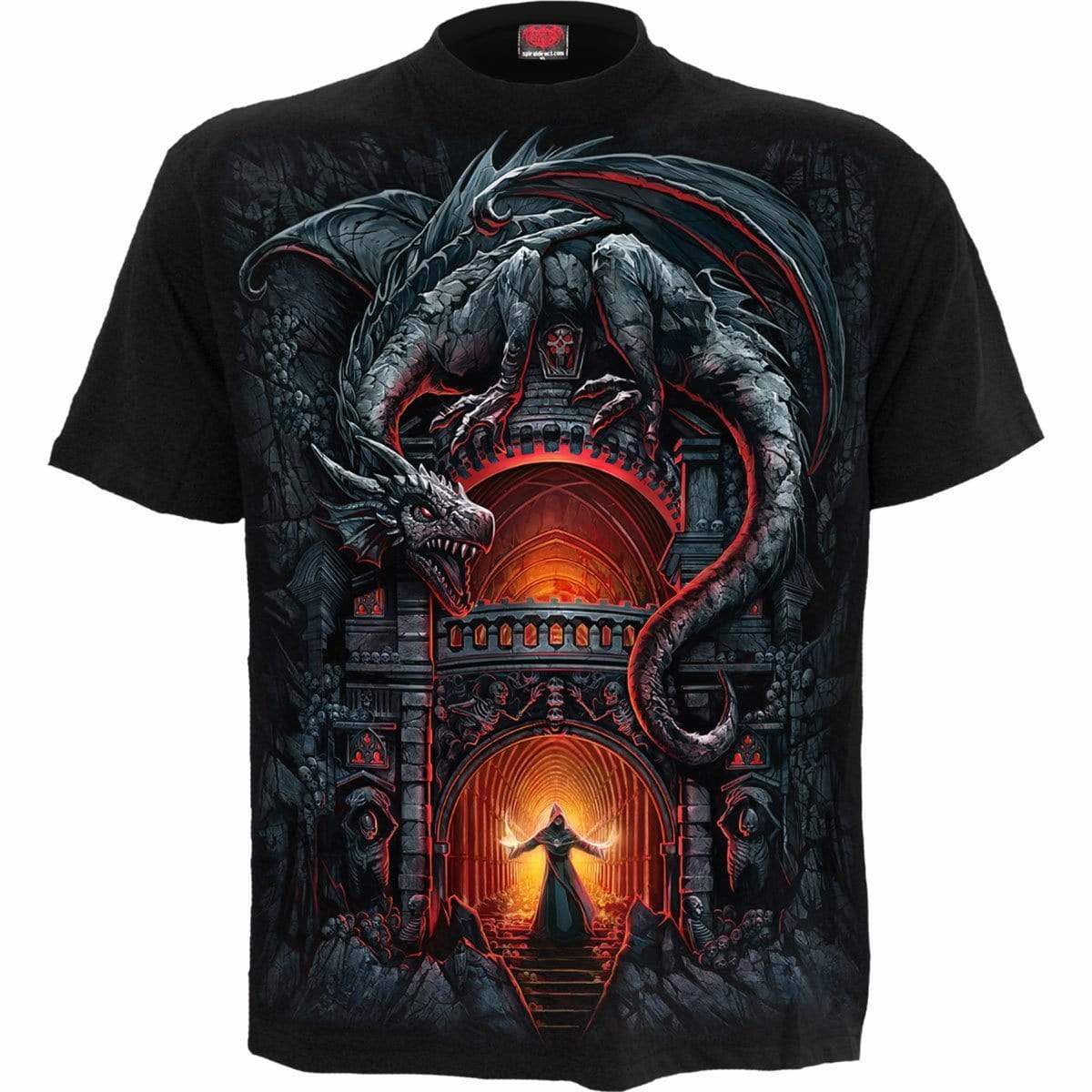DRAGON'S LAIR - T-shirt zwart