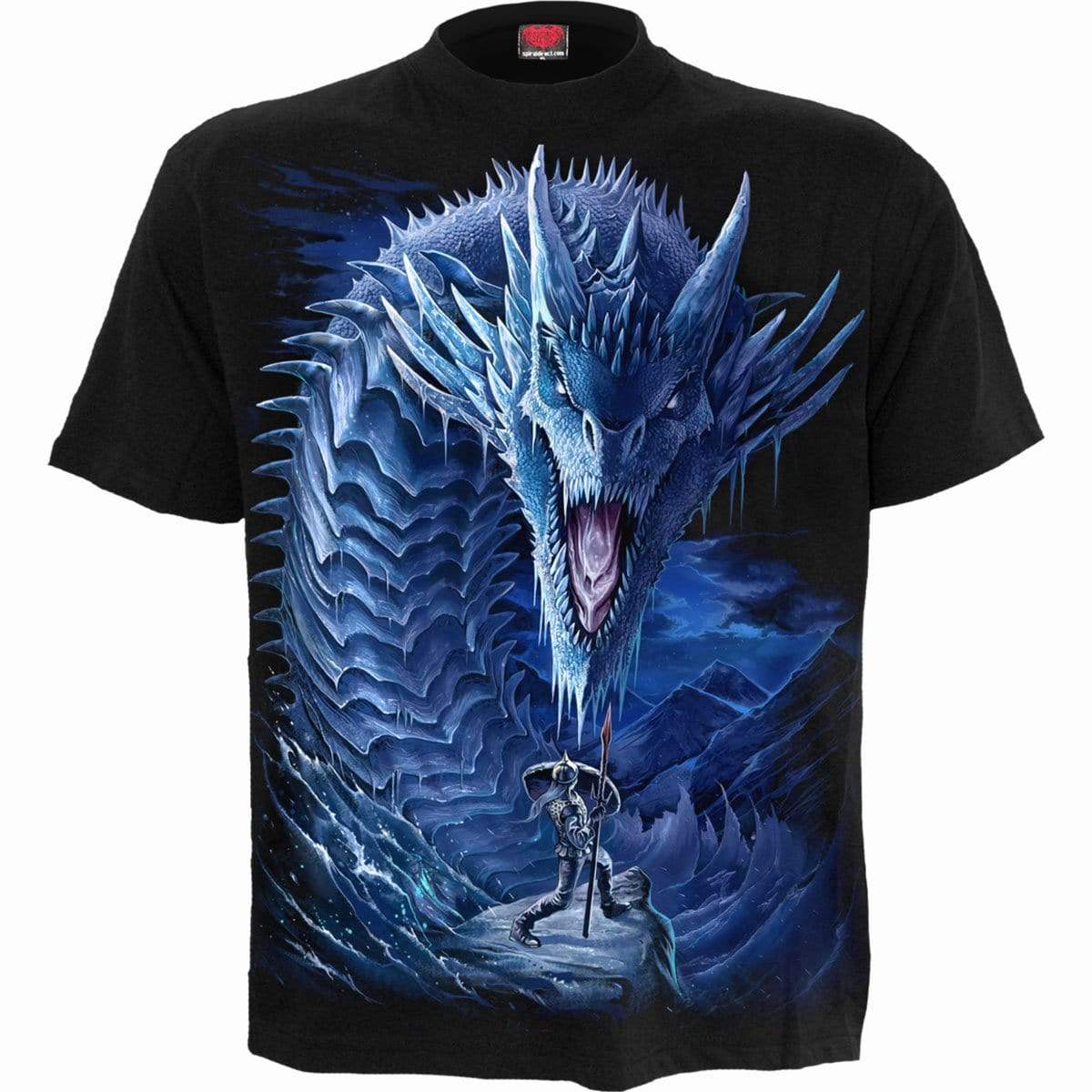 ICE DRAGON - T-shirt Zwart