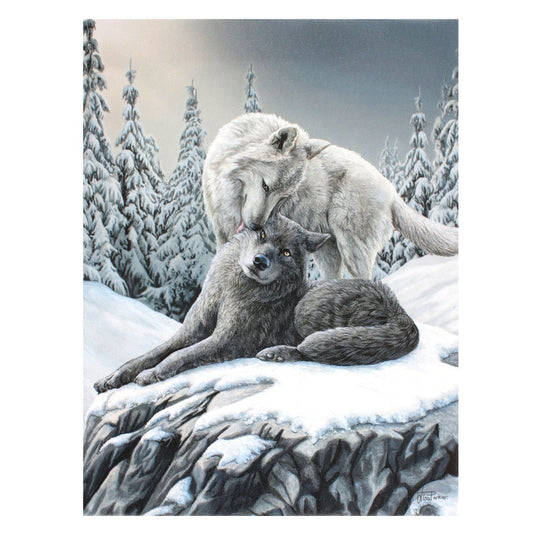 Snow Kisses by Lisa Parker, Canvas Print
