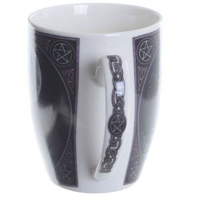 Lisa Parker Purrfect Wisdom Owl and Cat Porcelain Mug