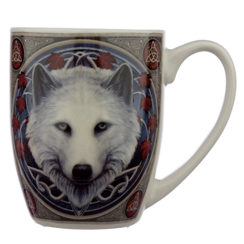 Lisa Parker Guardian of the Falls Wolf Porcelain Mug