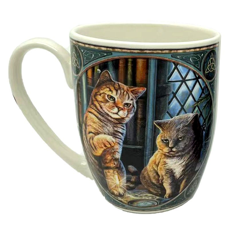 Lisa Parker Purrlock Holmes Cat Porcelain Mug
