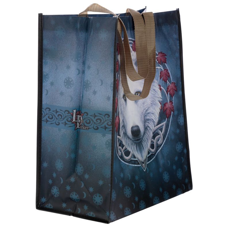 Lisa Parker Guardian of the Fall Wolf Reusable Shopping Bag