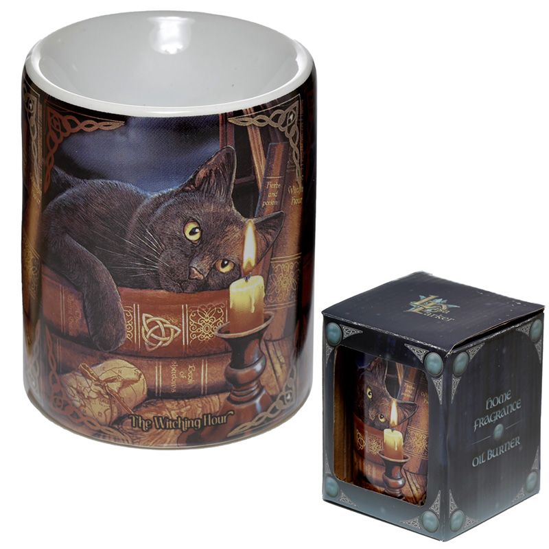 Lisa Parker Ceramic The Witching Hour Cat Oil Burner
