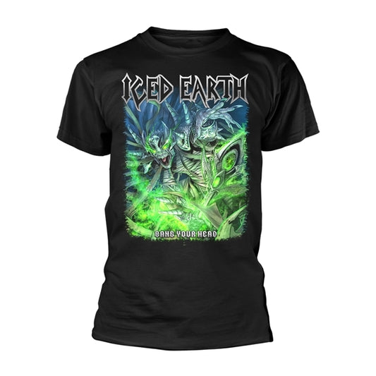 Iced Earth - Bang dit hoved, T - shirt