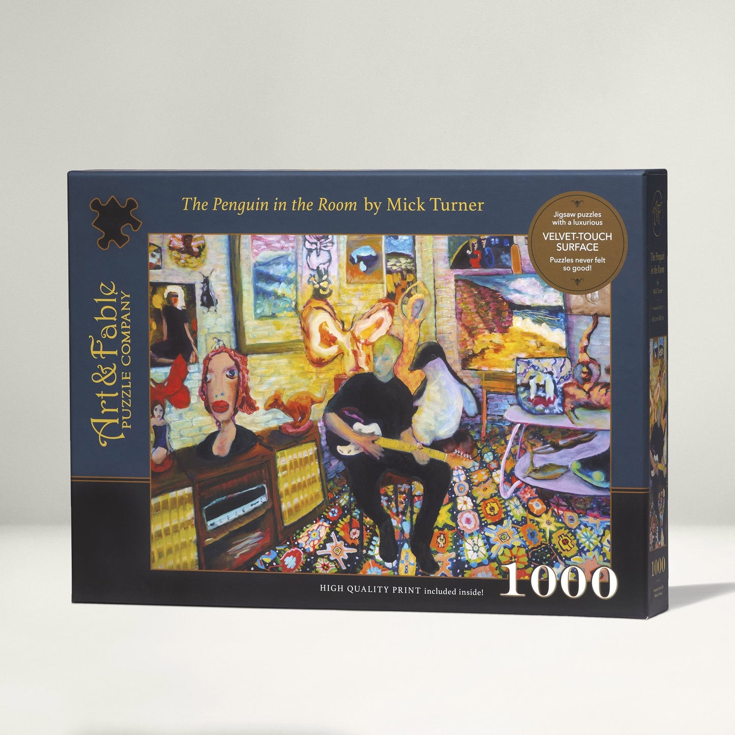 The Penguin in the Room by Mick Turner, 1000 Piece Puzzle