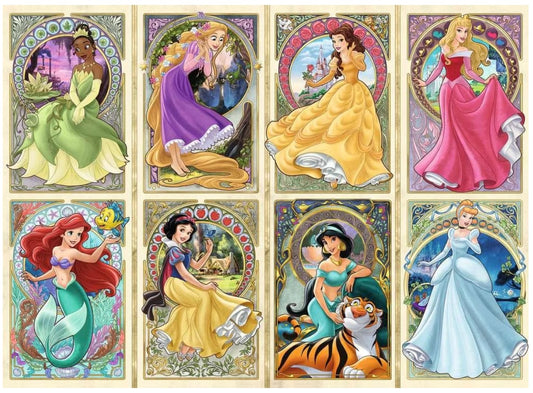 Disney Princess af Disney, 1000 brikker puslespil