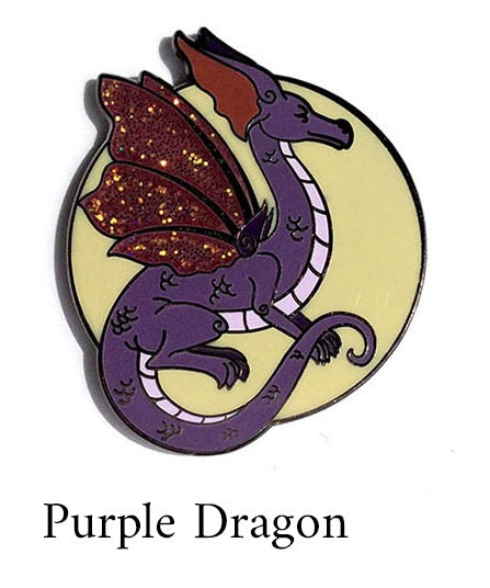Purple Dragon by Amy Brown, Pin