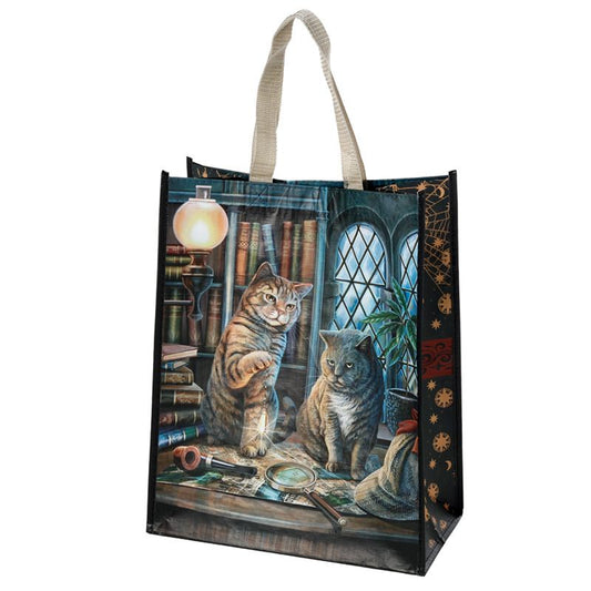 Lisa Parker Purrlock Holmes Cat, Shopping Bag