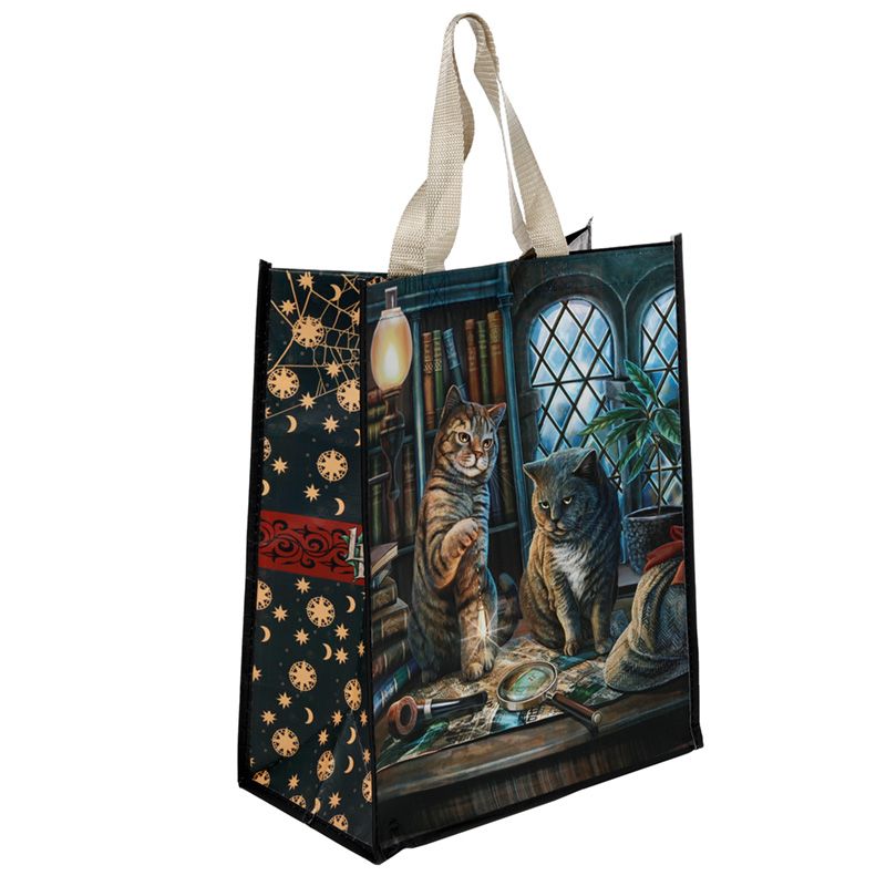 Lisa Parker Purrlock Holmes Cat, Shopping Bag