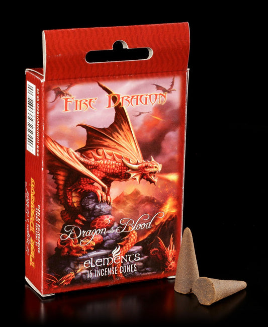 Fire Dragon af Anne Stokes, Cone Incense