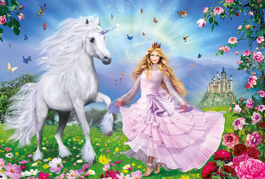 The Unicorn Princess by Schmidt, 100 Piece Puzzle