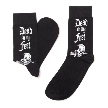 Dead On My Feet Socks by Alchemy