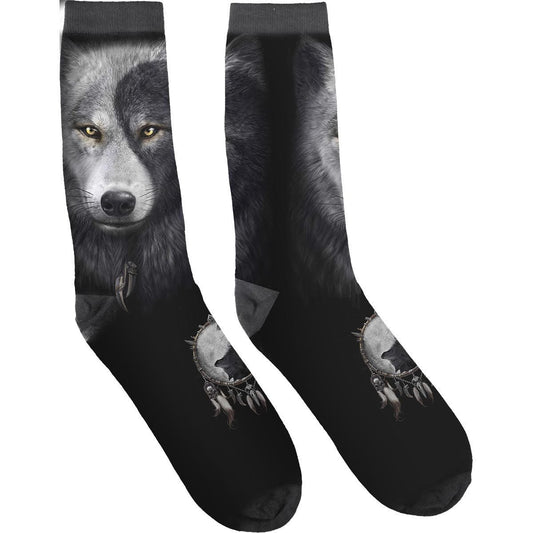 WOLF CHI - Unisex bedrukte sokken