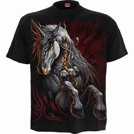 INFERNAL EENHOORN - T-shirt zwart