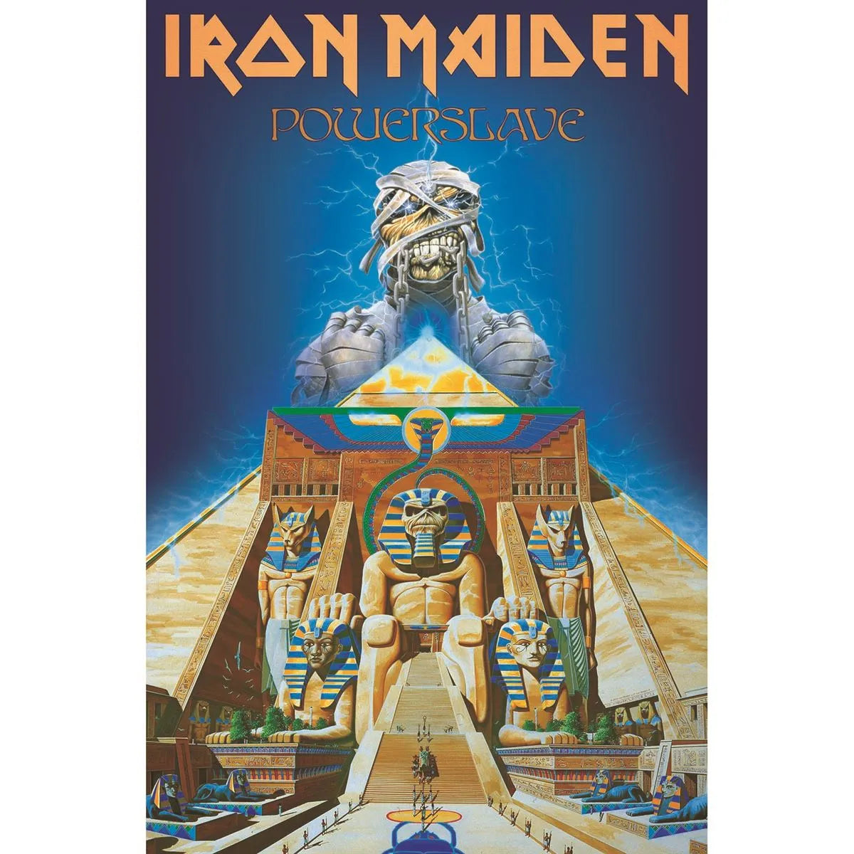 Iron Maiden - Powerslave, tekstur plakat