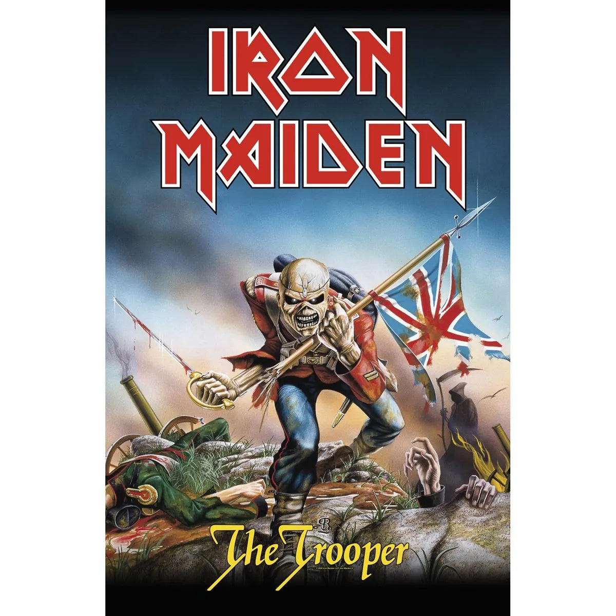 Iron Maiden - The Trooper, Texture Plakat