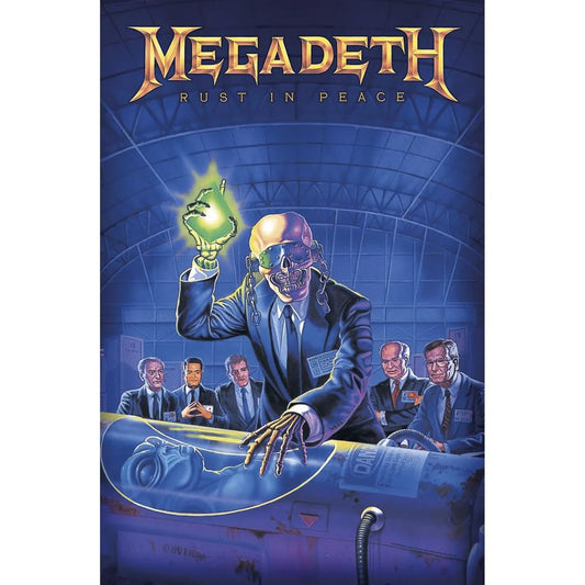 Megadeth - Rust i fred, tekstur plakat