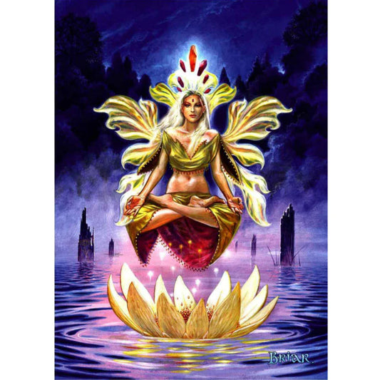 Venus van de Lotus door Briar, gemonteerde print