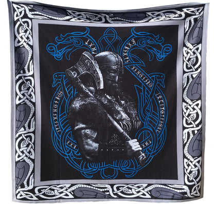 Vikings by Dark Gothic Images, Fleece Blanket