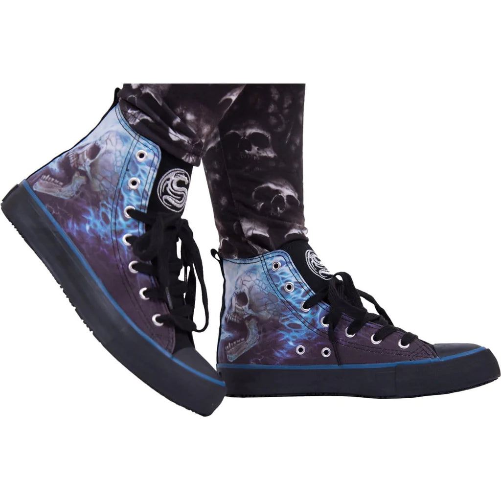 FLAMING SPINE - Sneakers - Dame High Top Laceup
