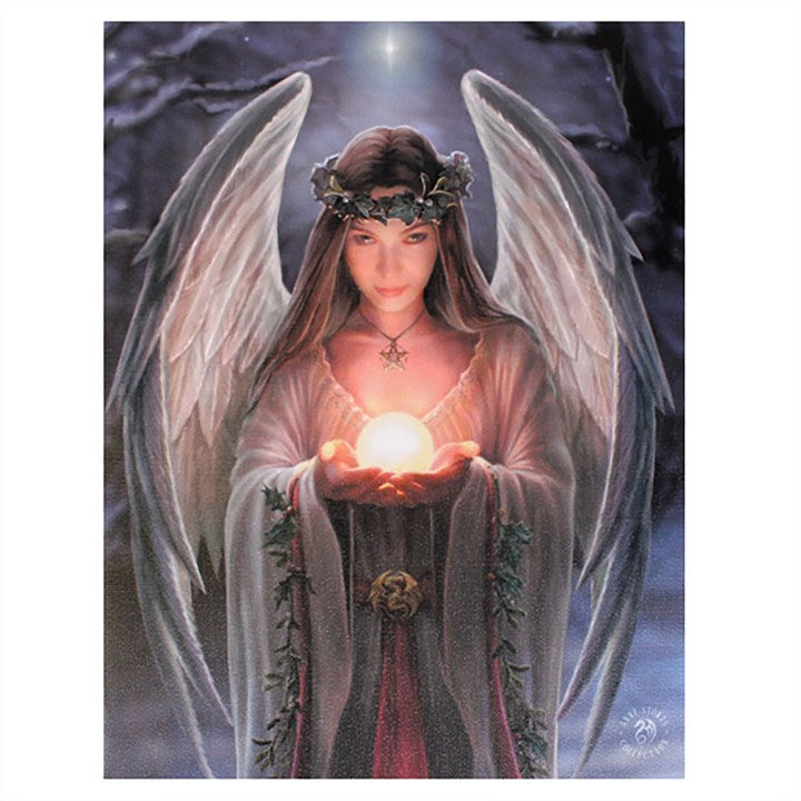 Yule Angel by Anne Stokes, Canvas Print