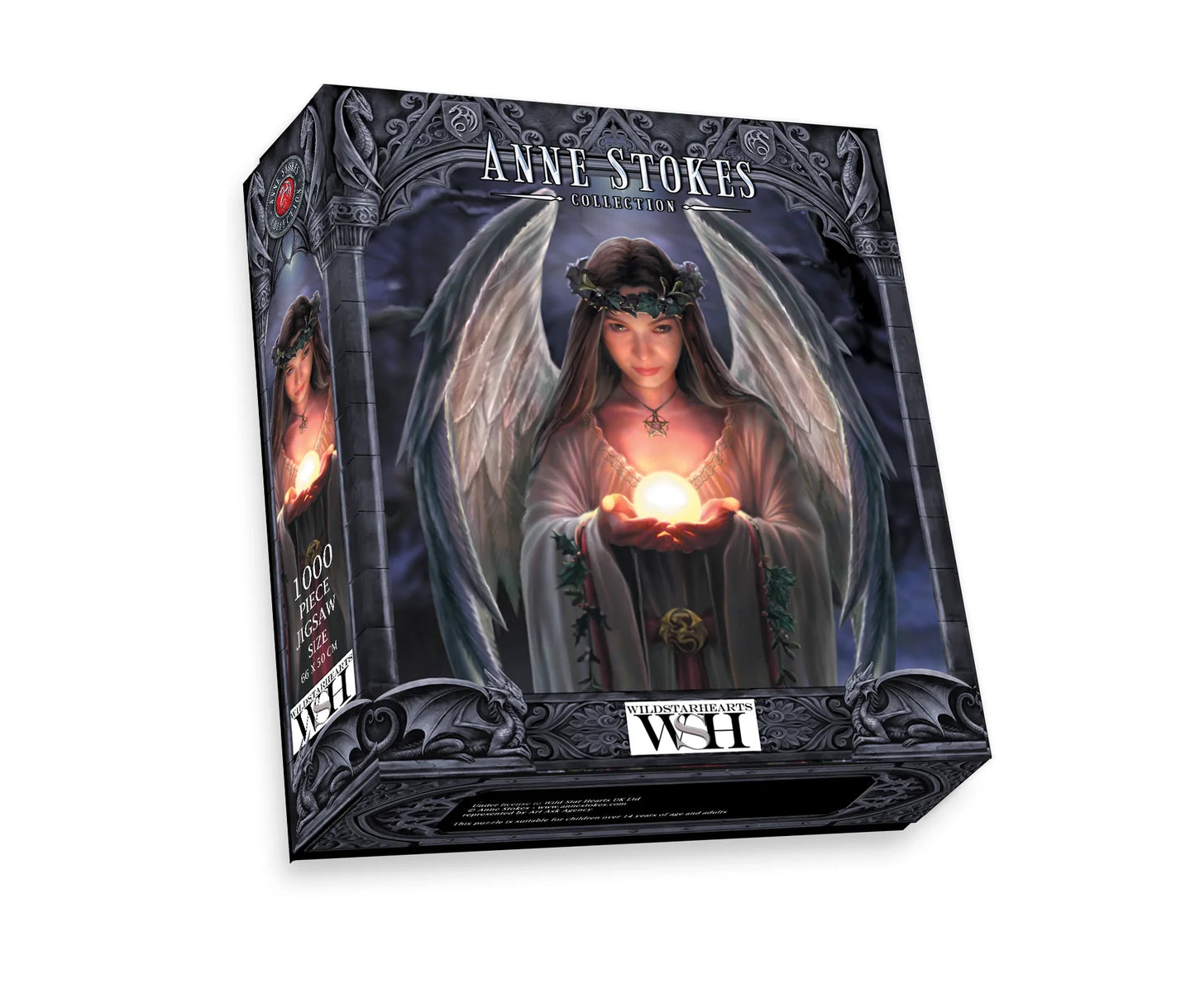 Yule Angel by Anne Stokes, 1000 Piece Puzzle