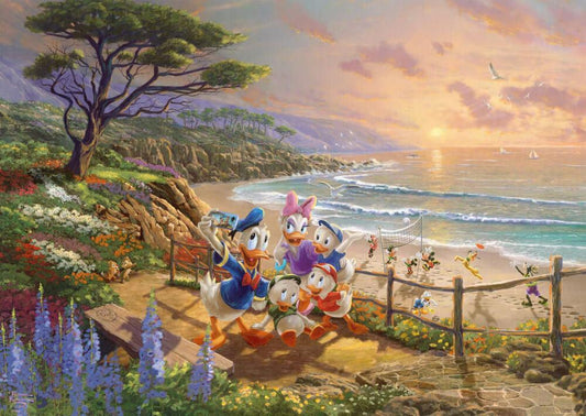 Anders og Daisy - A Duck Day Afternoon af Thomas Kinkade, 1000 brikkers puslespil