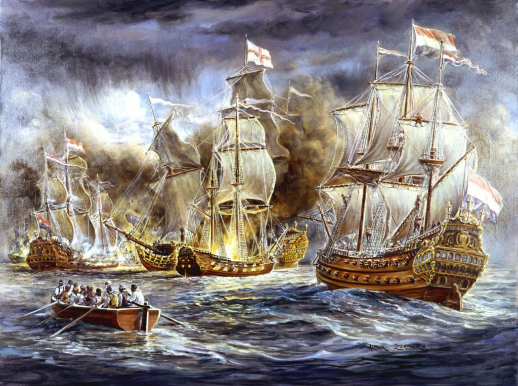Slagschipoorlog door Almar Zaadstra, puzzel van 1500 stukjes