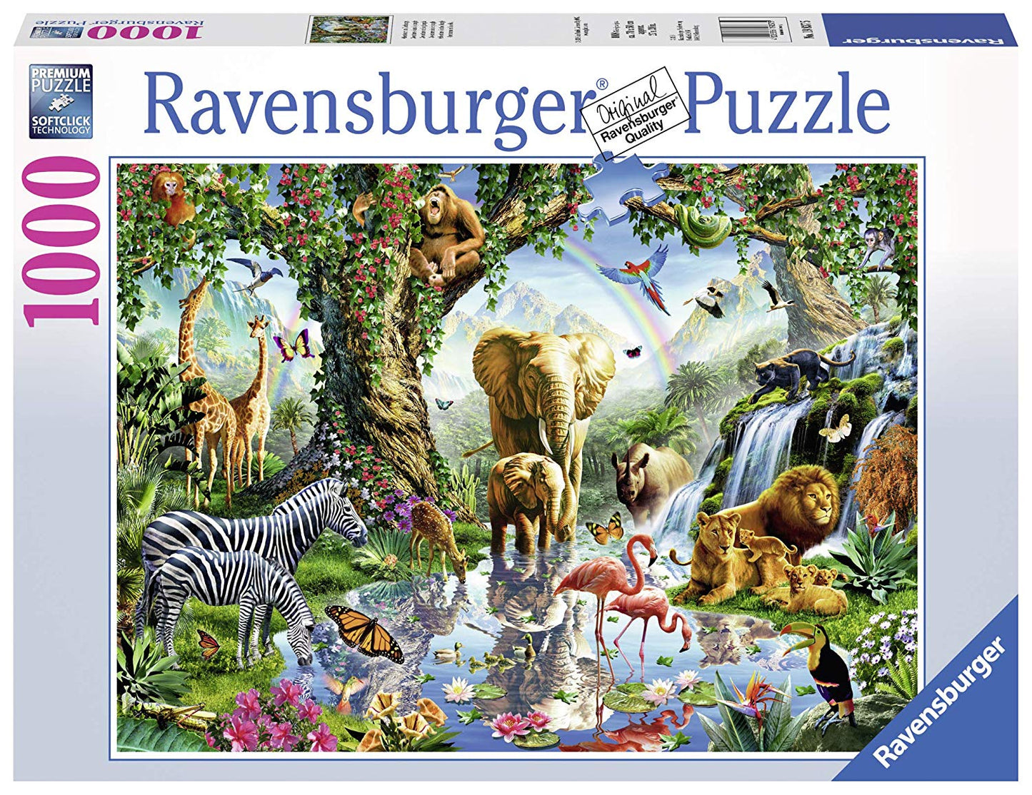 Avonturen in de jungle van Jan Patrik, puzzel van 1000 stukjes