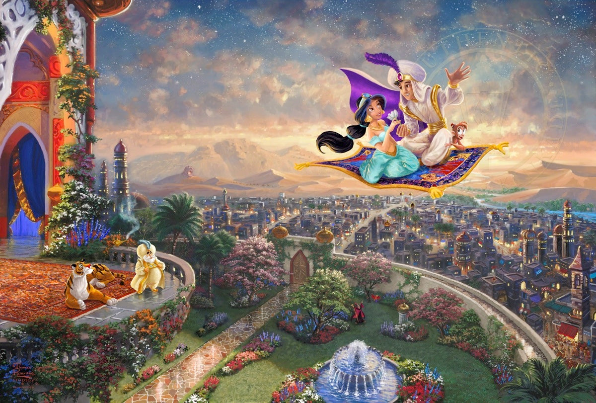 Aladdin af Thomas Kinkade, 1000 brikker puslespil
