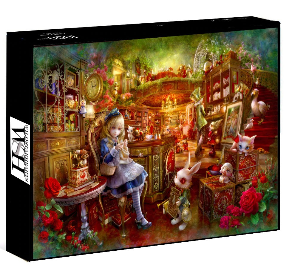 Alice in de bibliotheek door Shu, puzzel van 1000 stukjes