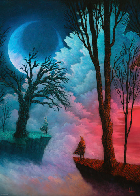 Inner Mystic - Worlds Apart  by Andy Kehoe, 1000 Piece Puzzle