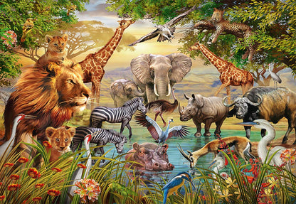 Majestic Watering Hole by Ciro Marchett, 500 Piece Puzzle