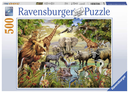 Majestic Watering Hole by Ciro Marchett, 500 Piece Puzzle