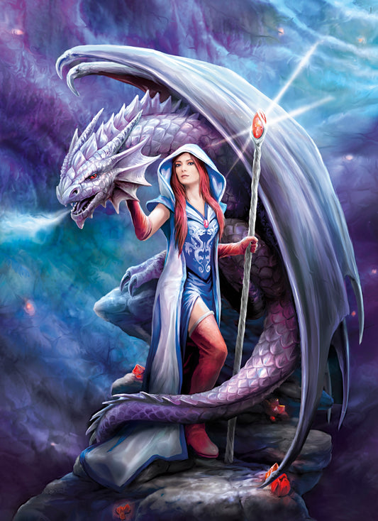Dragon Mage af Anne Stokes, 1000 brikker puslespil