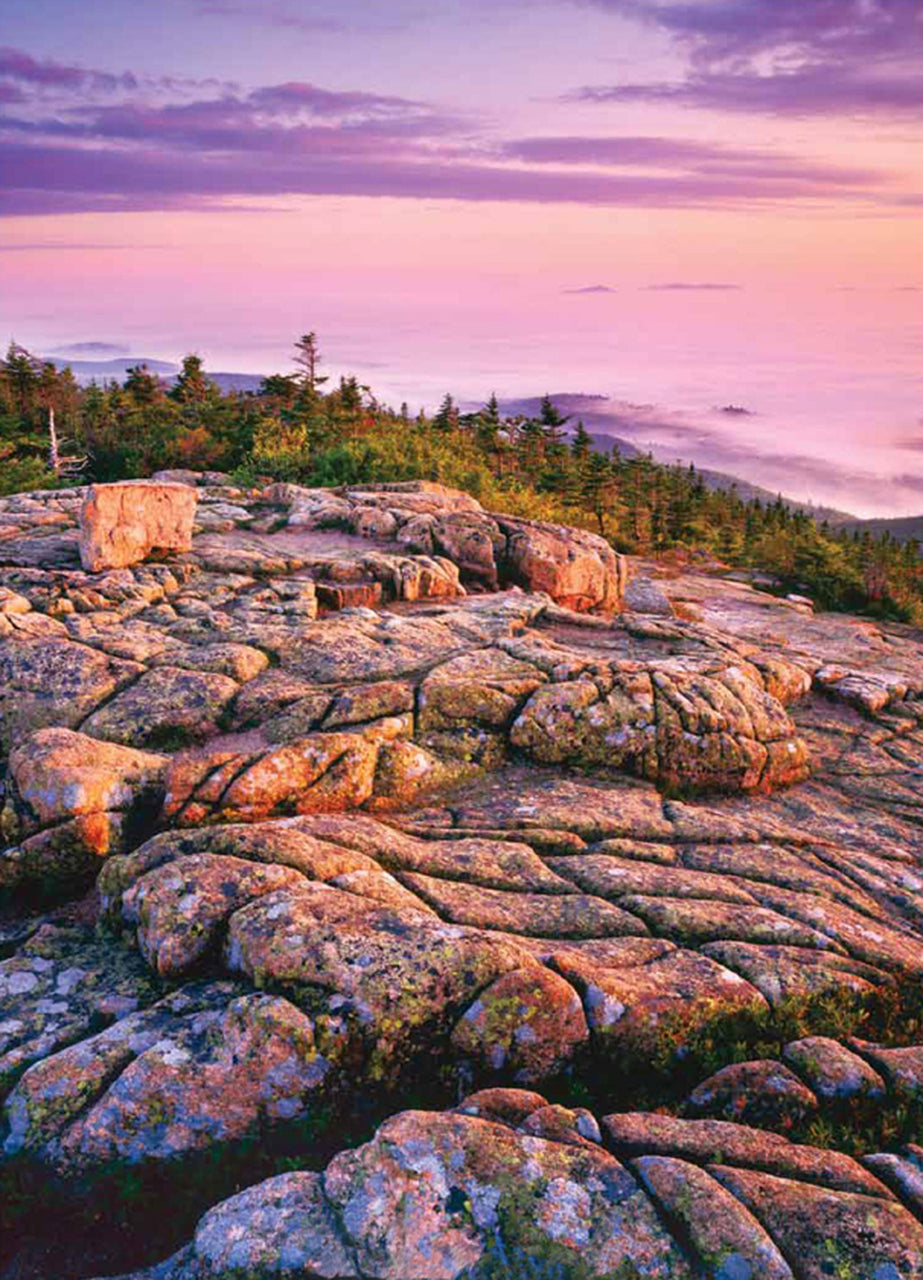First Light at Cadillac Mountain Acadia National Park by Paul Rezendes, 1000 Piece Puzzle