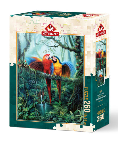 Love in the Jungle by Jose Moreno Aparicio, 260 Piece Puzzle