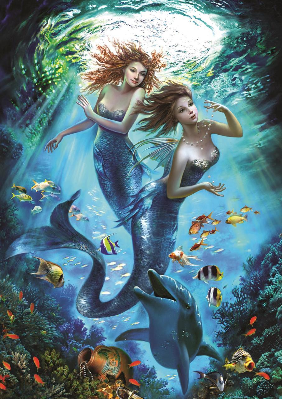 The Mermaids by Nadia Strelkina, 500 Piece Puzzle