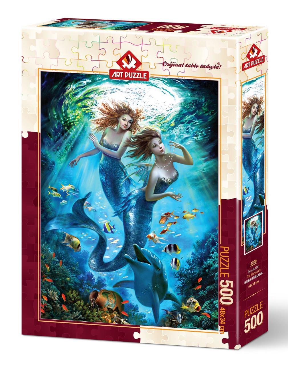 The Mermaids by Nadia Strelkina, 500 Piece Puzzle