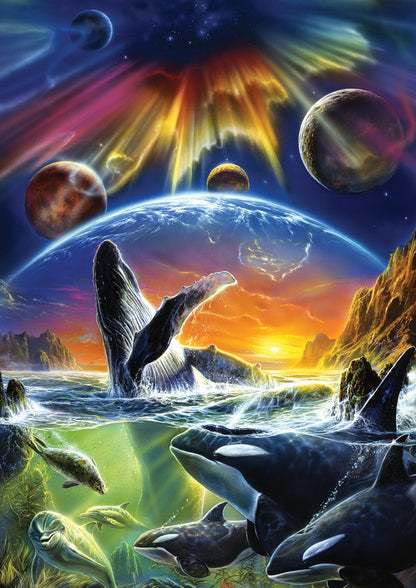 Orca Aurora by Bob Eggleton, 500 Piece Puzzle