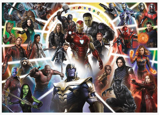 Marvel Avengers eindspel van Disney/Marvel, puzzel van 1000 stukjes
